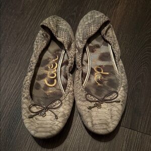 Sam Edelman Felicia Snakeskin Ballet Flats